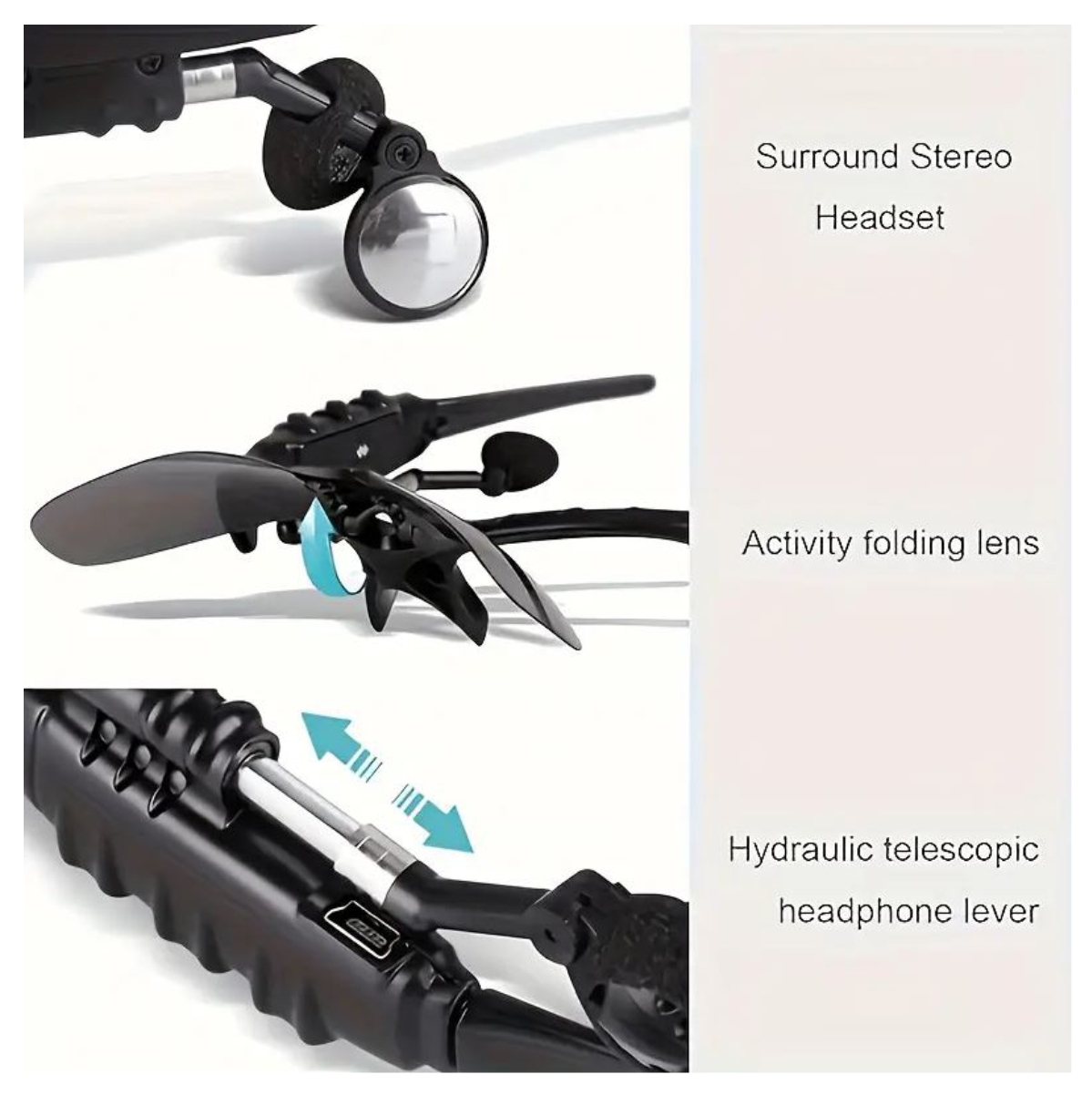 Miniatura 2 de Gafas De Sol Auriculares y Bluetooth